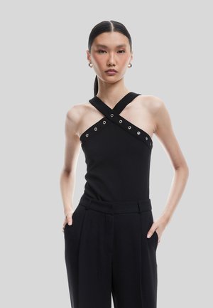 HALTER NECK - Top - black