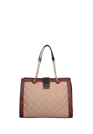 Diana&Co SHOPPER - Borsa a mano - dark red and beige