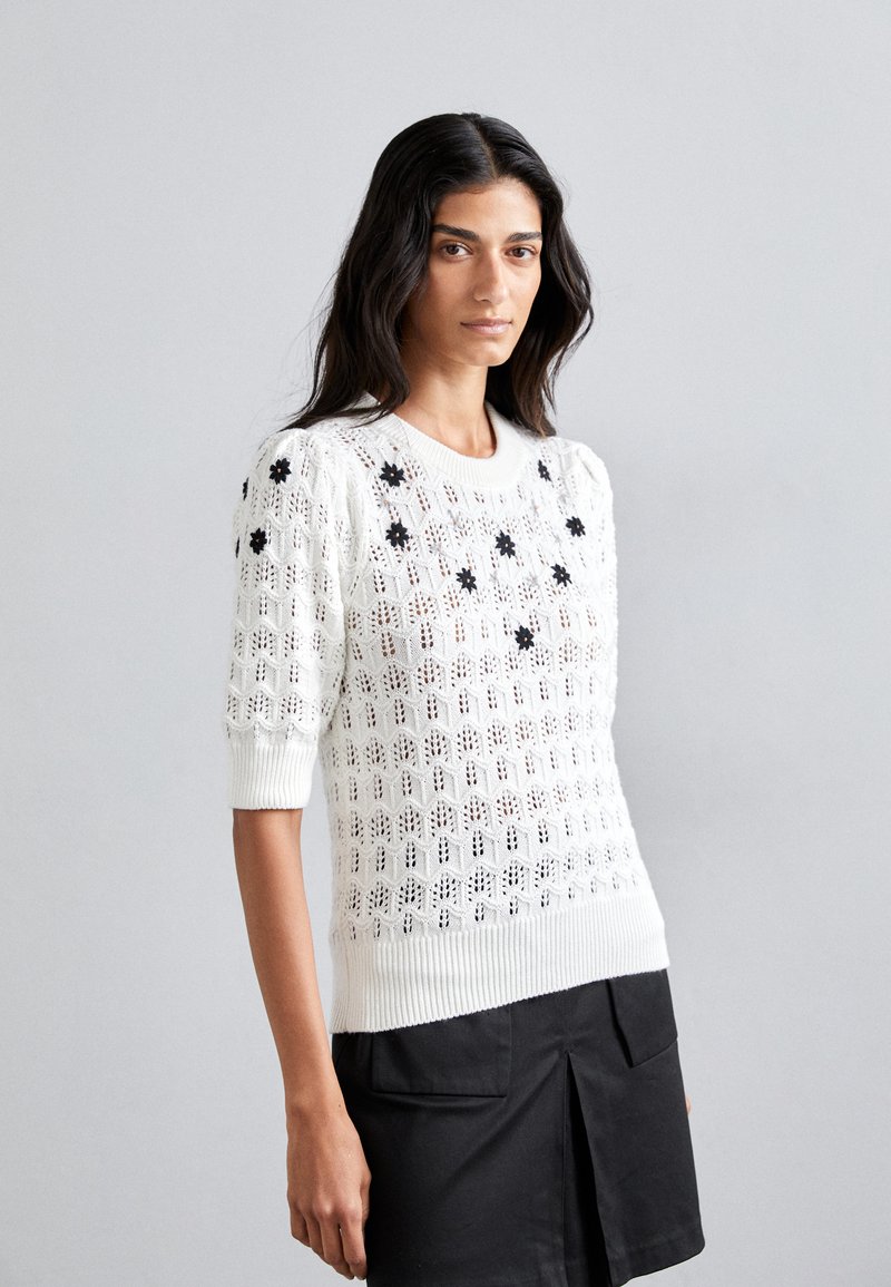 Baum und Pferdgarten CAPONI - T-shirt imprimé - cloud dancer