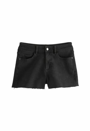 Next SUPER SOFT RAW - REGULAR FIT - Džinsiniai šortai - washed black