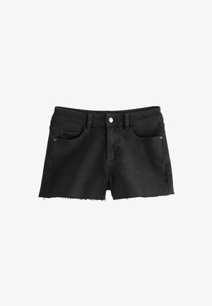 Next SUPER SOFT RAW - REGULAR FIT - Džinsiniai šortai - washed black