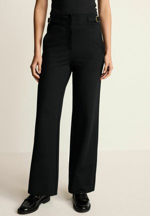 WIDE LEG - Kelnės - black