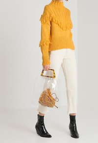 Topshop Stickad tröja - mustard yellow