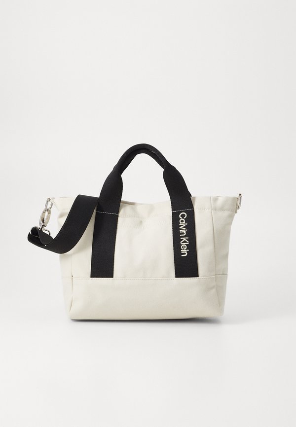 COLOUR BLOCK CROSSBODY BAG UNISEX - Handbag - oyster gray