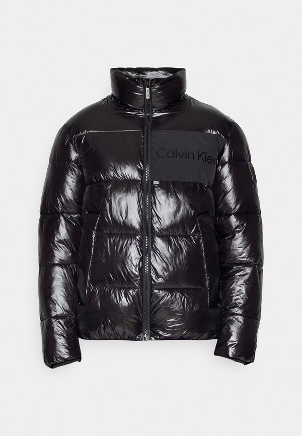 GLOSSY HIGH SHINE QUILT JACKET - Winter jacket4