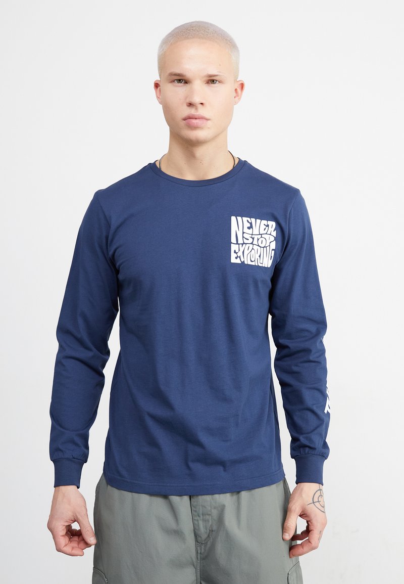 The North Face - MOUNTAIN PLAY TEE - Top s dlouhým rukávem - summit navy, Zvětšit