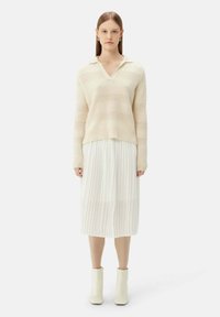 GOBI Cashmere MIXED PATTERN - Långärmad tröja - off white