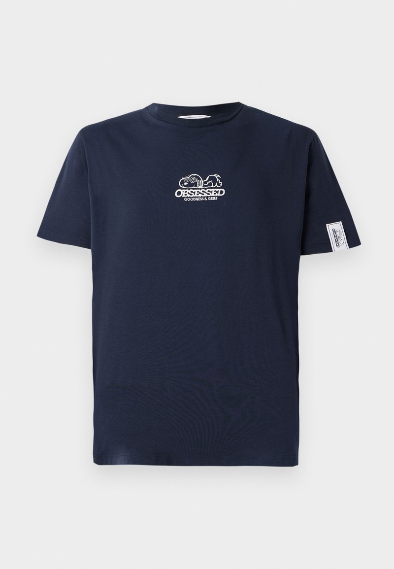 Iceberg T-shirt print donkerblauw