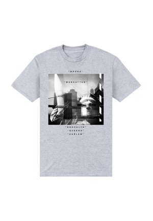 NEXT STOP THE FIVE BOROUGHS - Camiseta estampada - heather grey
