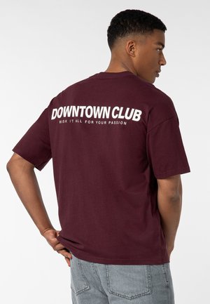T-Shirt print - dark red