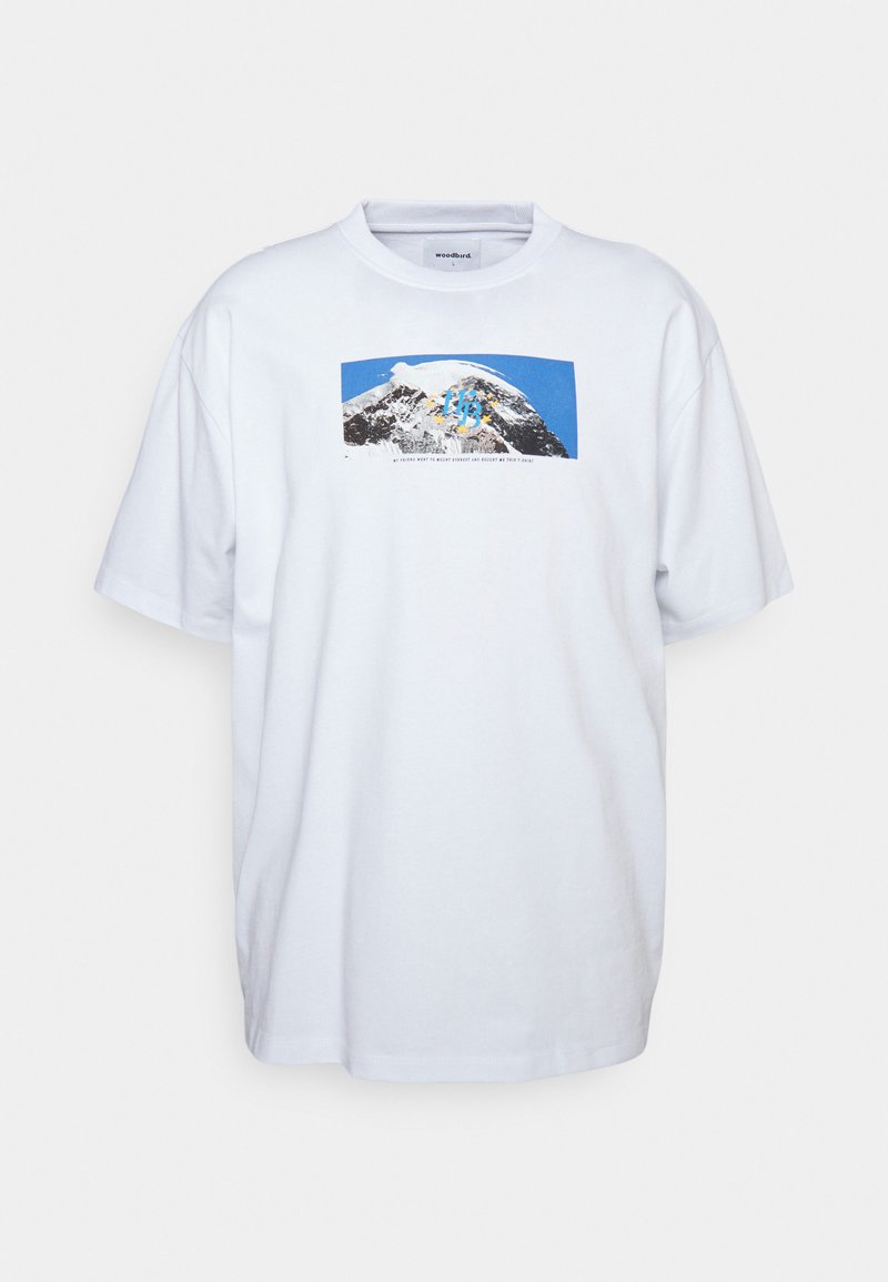 Woodbird BAINE SUMMIT TEE - T-shirt estampada - white