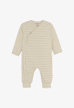 Noppies Jumpsuit - stripe pattern off white