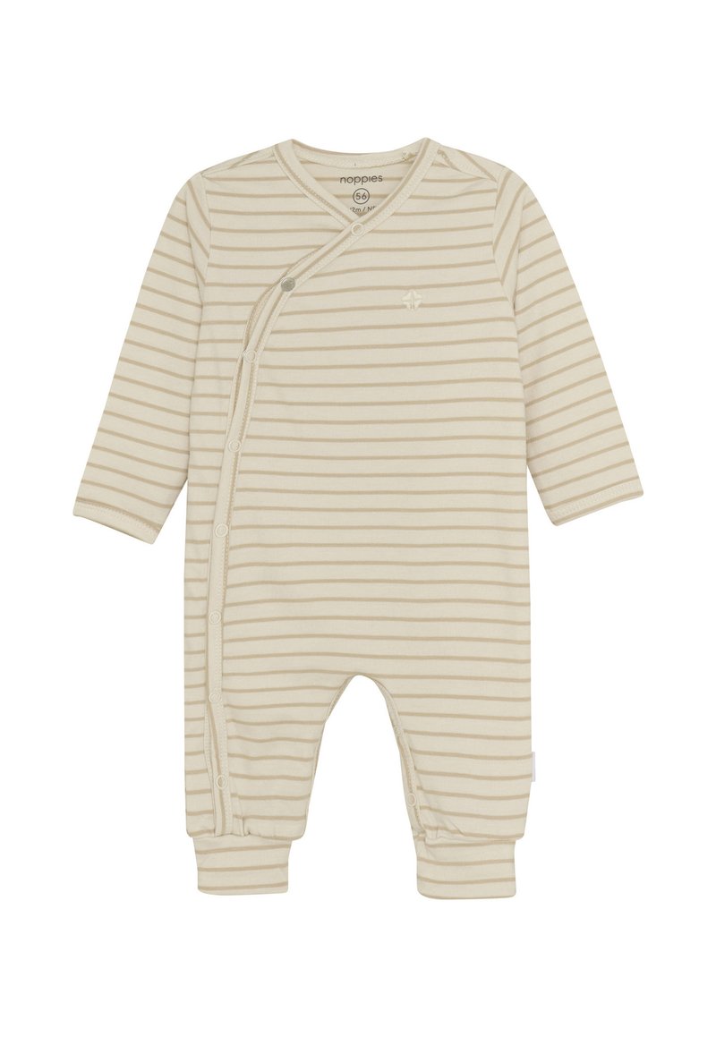 Noppies Jumpsuit - stripe pattern off white