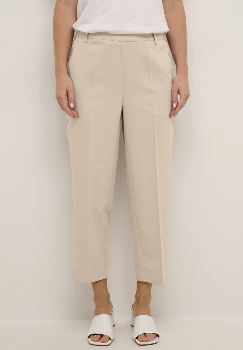 Kaffe - SAKURA CROPPED - Trousers - feather gray, Enlarge