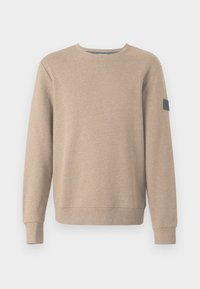 STRUCTURED CREW NECK - Felpa - palm cashmere structure