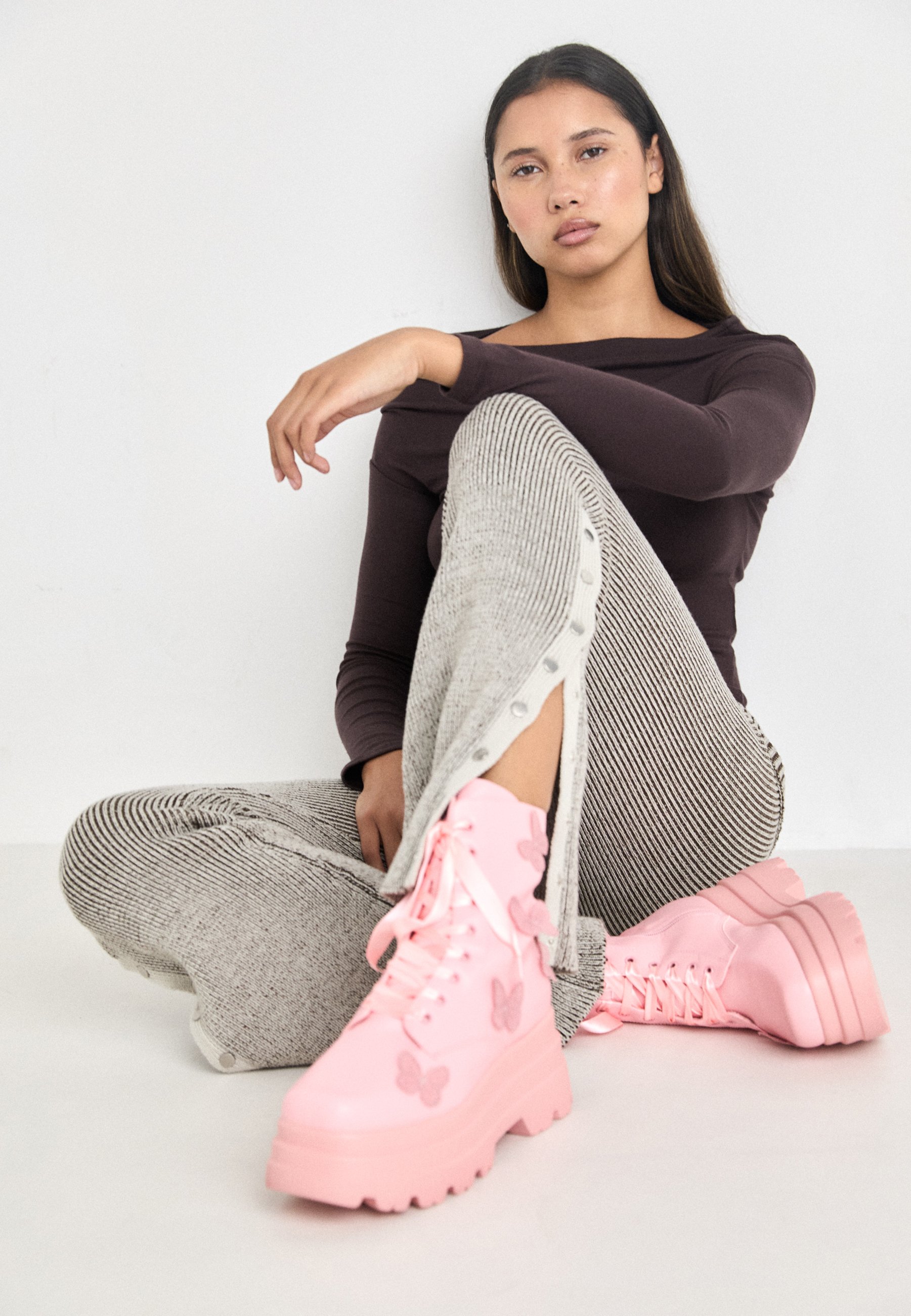 pink shoe boots uk