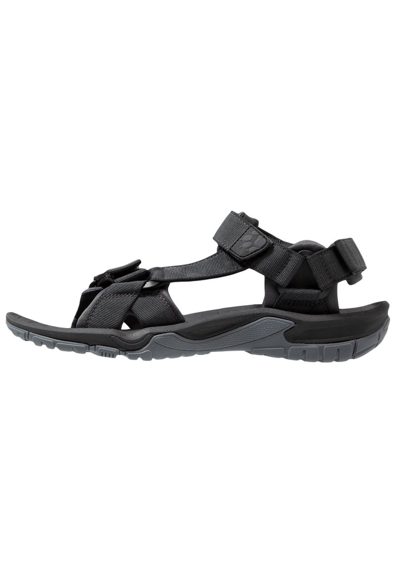 Jack Wolfskin LAKEWOOD RIDE Walking sandals ebony/dark grey Zalando