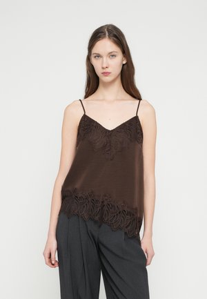 VILEA STRAP  - Topper - coffee bean