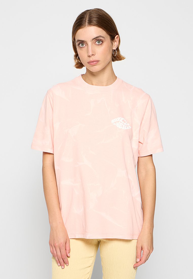 Holzweiler T-shirt print abrikoos Holzweiler T-shirt print abrikoos