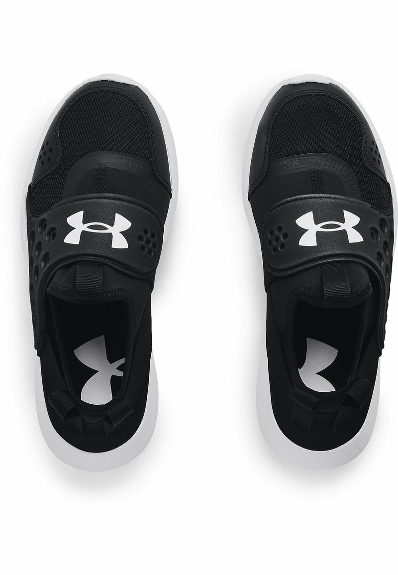 Kinder Klettschuhe | Under Armour VISUAL CUSHIONING UA BGS RUNPLAY Slipper black/schwarz - TV69091 Kinder Klettschuhe | Under Armour VISUAL CUSHIONING UA BGS RUNPLAY Slipper black/schwarz - TV69091