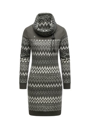 CHLLOE ZIG ZAG - Hverdagskjole - grey