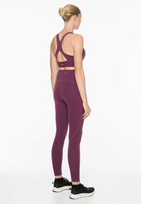 OYSHO BASIC COMPRESSIVE ANKLE-LENGTH - Tajice - mottled purple