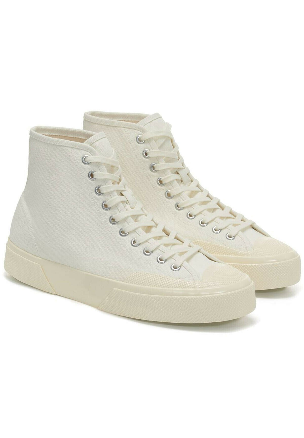 SUPERGA 2433 Workwear Unisex – Sneakers Alte In Cotone Nero, Suola Vulcanizzata, Taglia 38