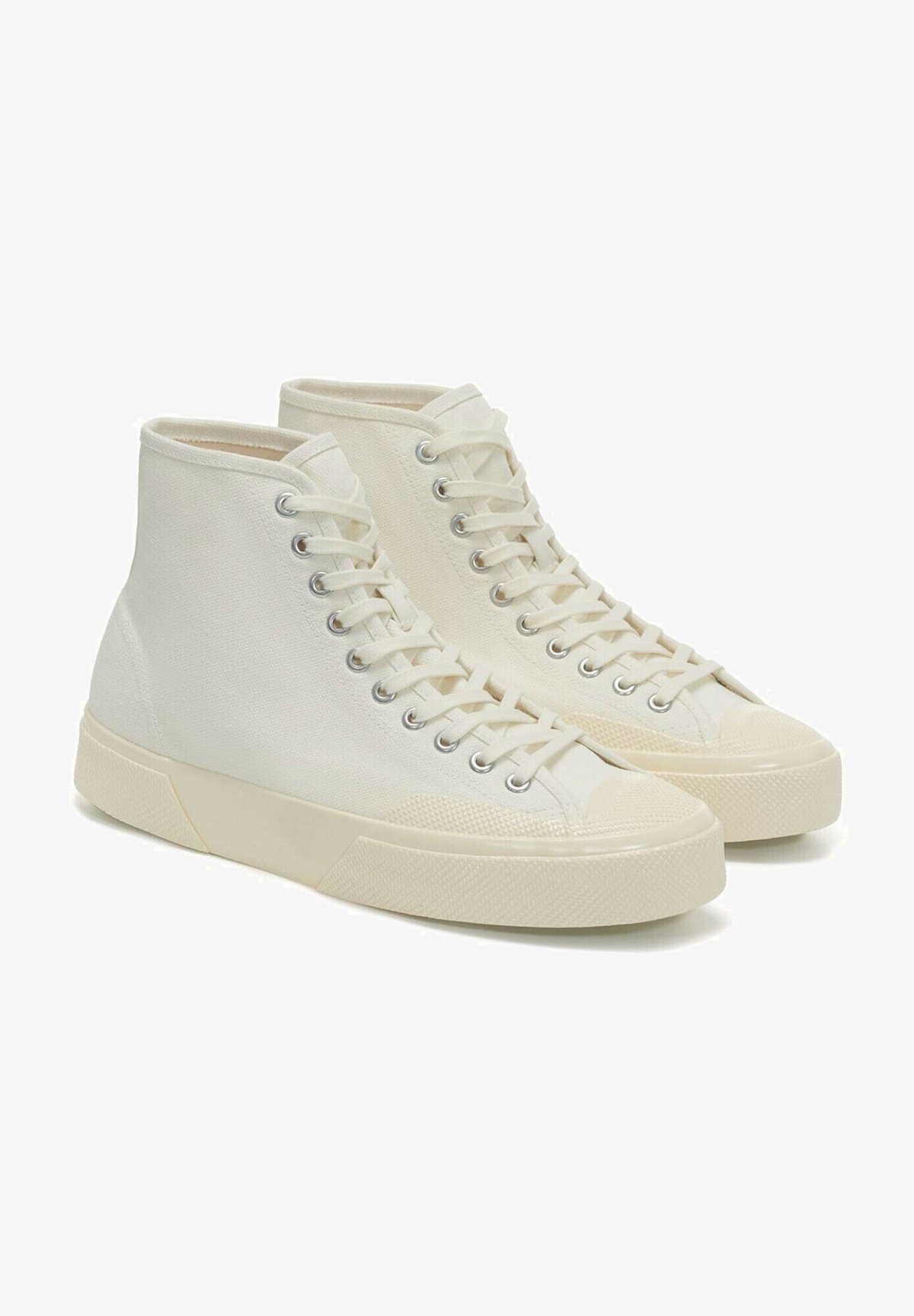 SUPERGA 2433 Workwear Unisex – Sneakers Alte In Cotone Nero, Suola Vulcanizzata, Taglia 38