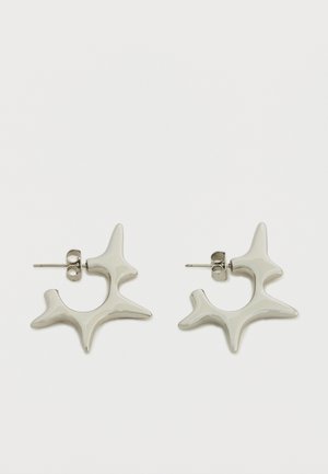 HOOPS - Boucles d'oreilles - silver-coloured
