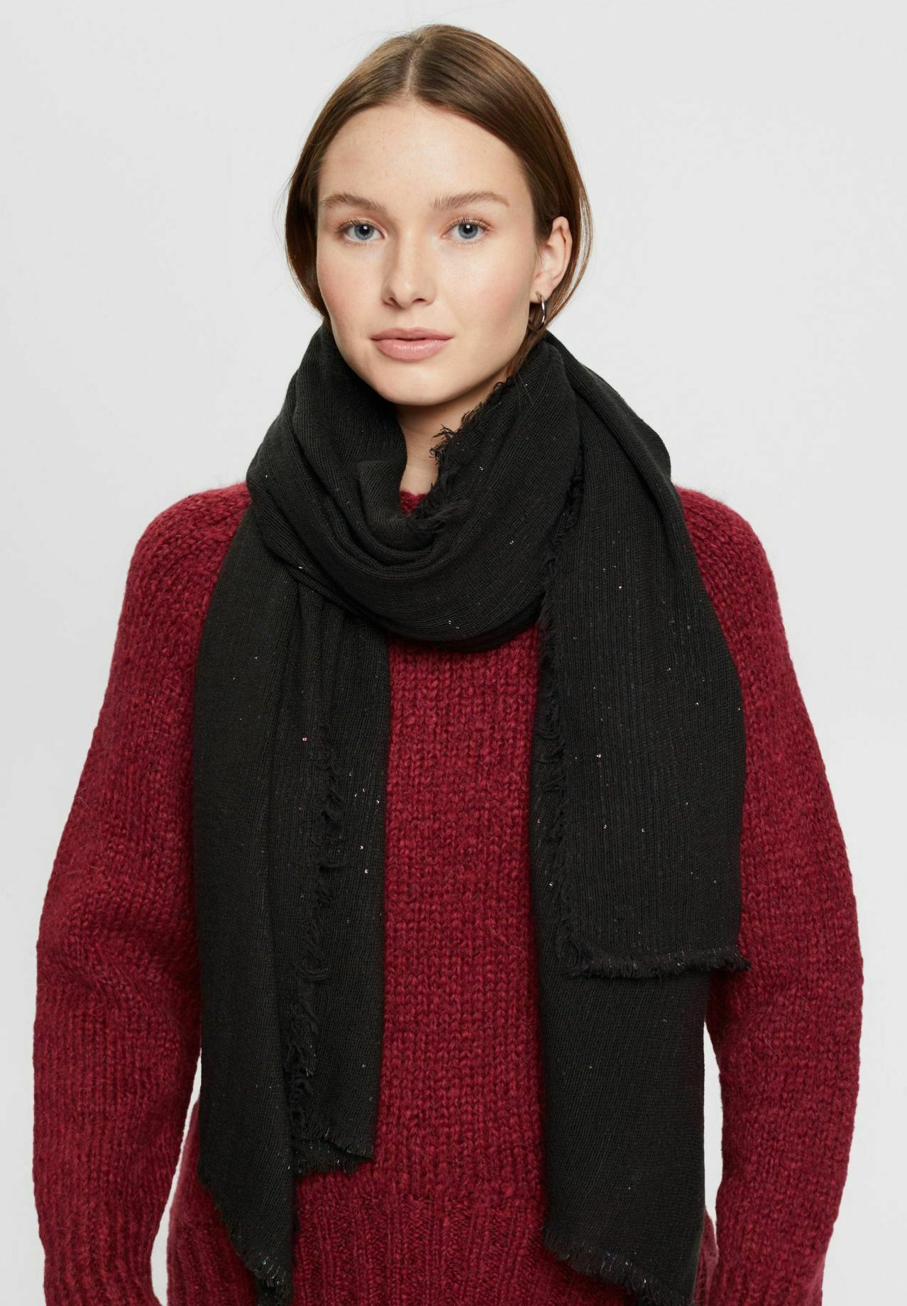 Esprit - Bufanda - black/negro -