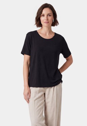 usha, T-shirt basic - black