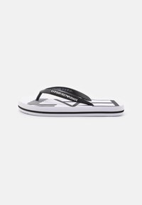 UNISEX - Sandále T-bar - white/black
