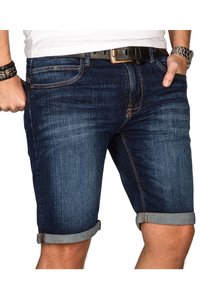INDICODE JEANS INDICODE  - Jeans Shorts - dunkelblau