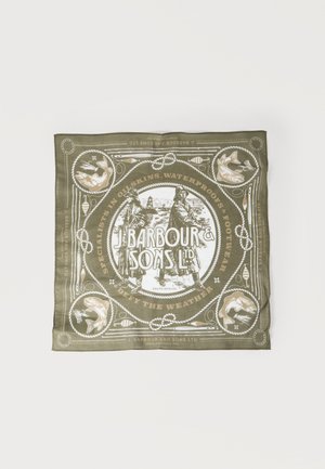 HERITAGE BANDANA - Selyemkendő - mid olive