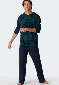 Schiesser ESSENTIALS - Pigiama - dunkelgrün
