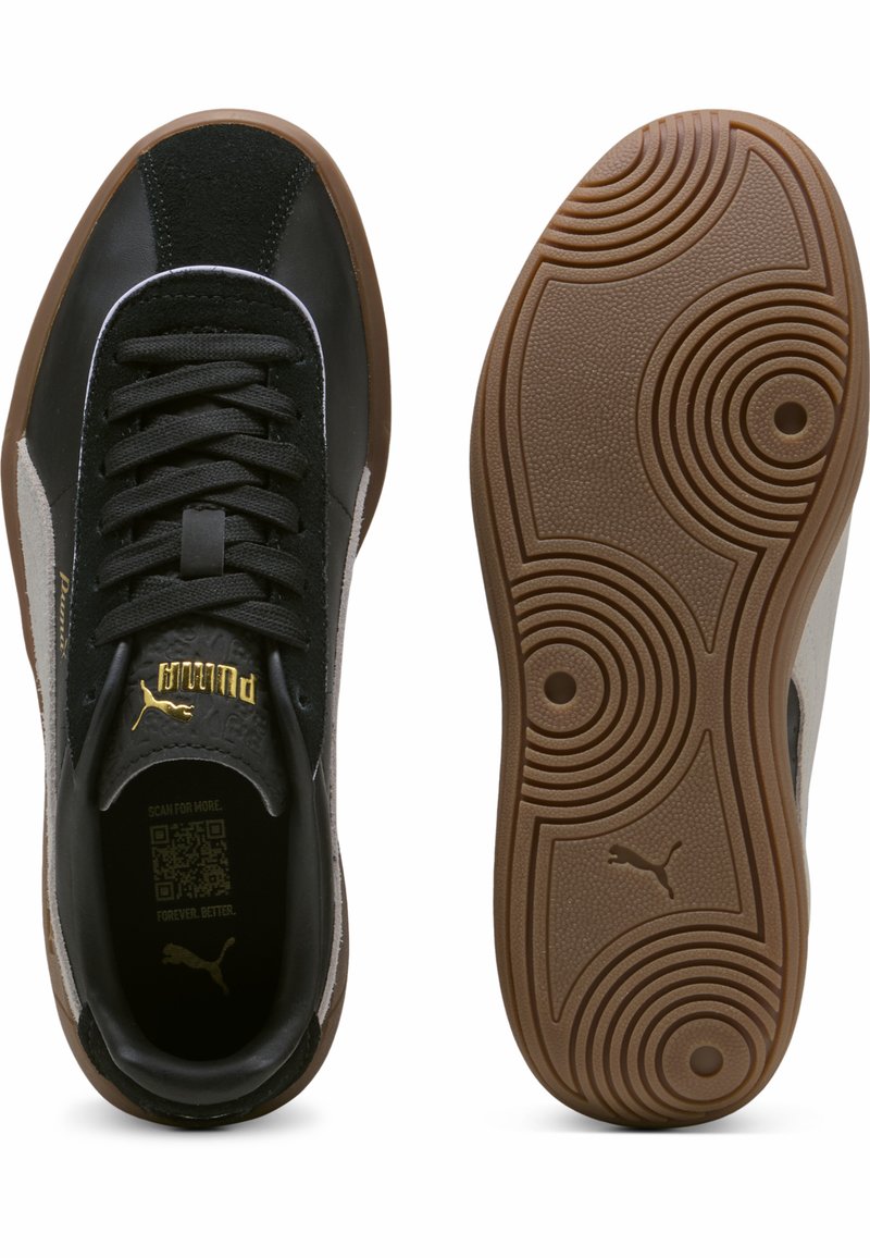Puma KLASSIKA - Tenisky - black- white- gold