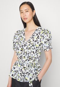 Marks & Spencer MOCK BLOUSE - Μπλούζα - blue