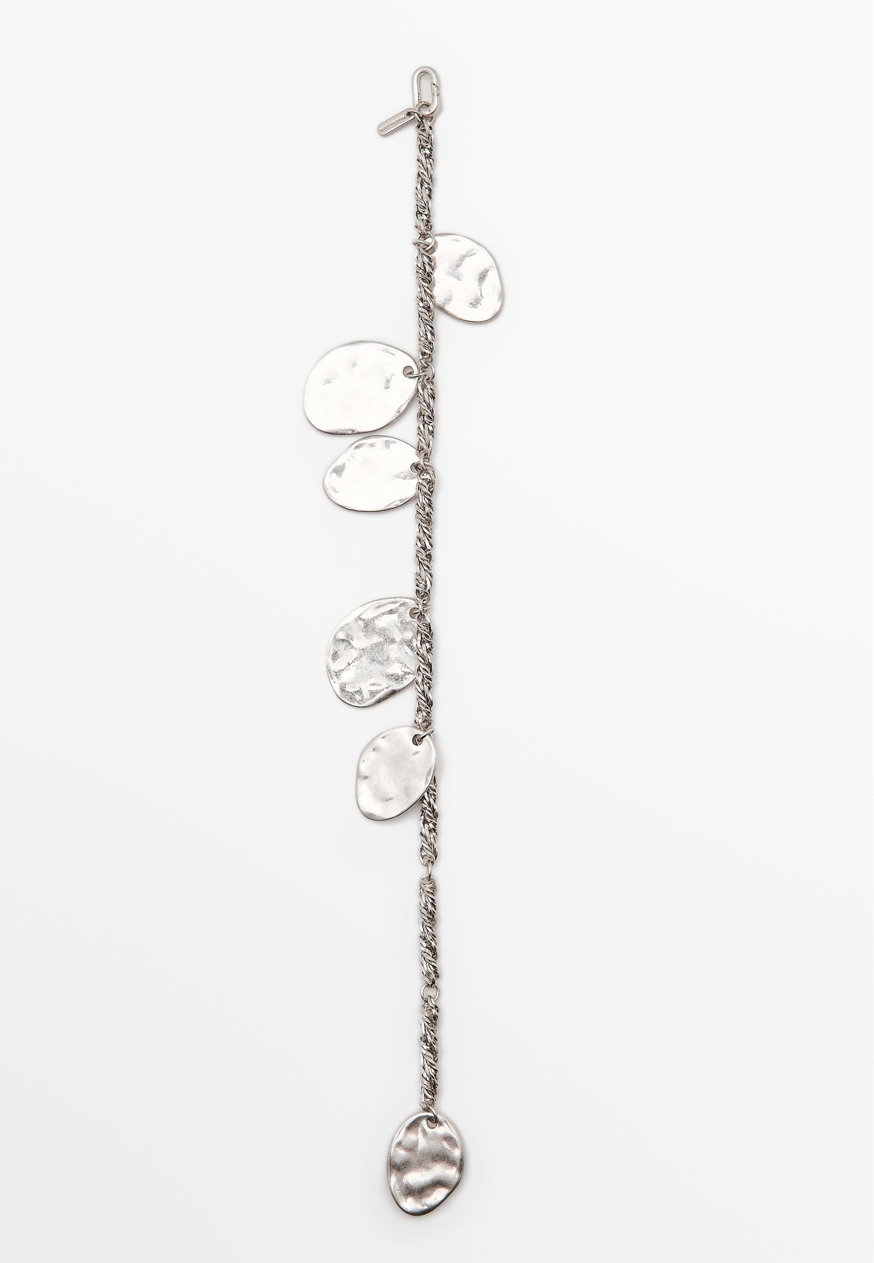 Massimo Dutti COIN - Bracelet - silver-coloured - Zalando