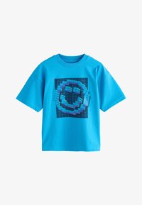 Unausgewählt, blue pixel smile