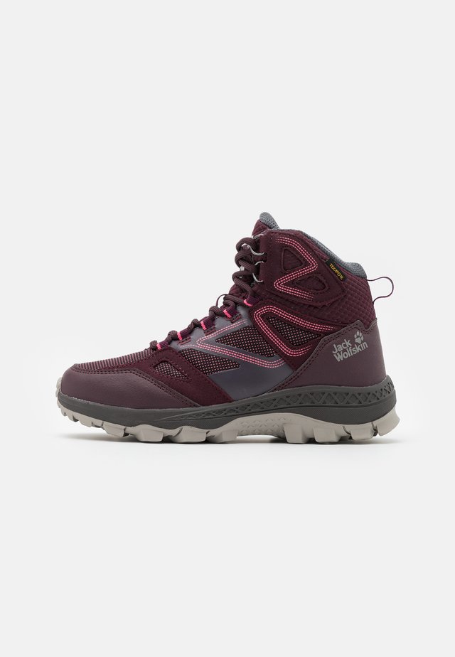 DOWNHILL TEXAPORE MID - Hikingschuh - burgundy/pink