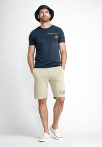 Petrol Industries LOGO - T-shirt con stampa - midnight navy