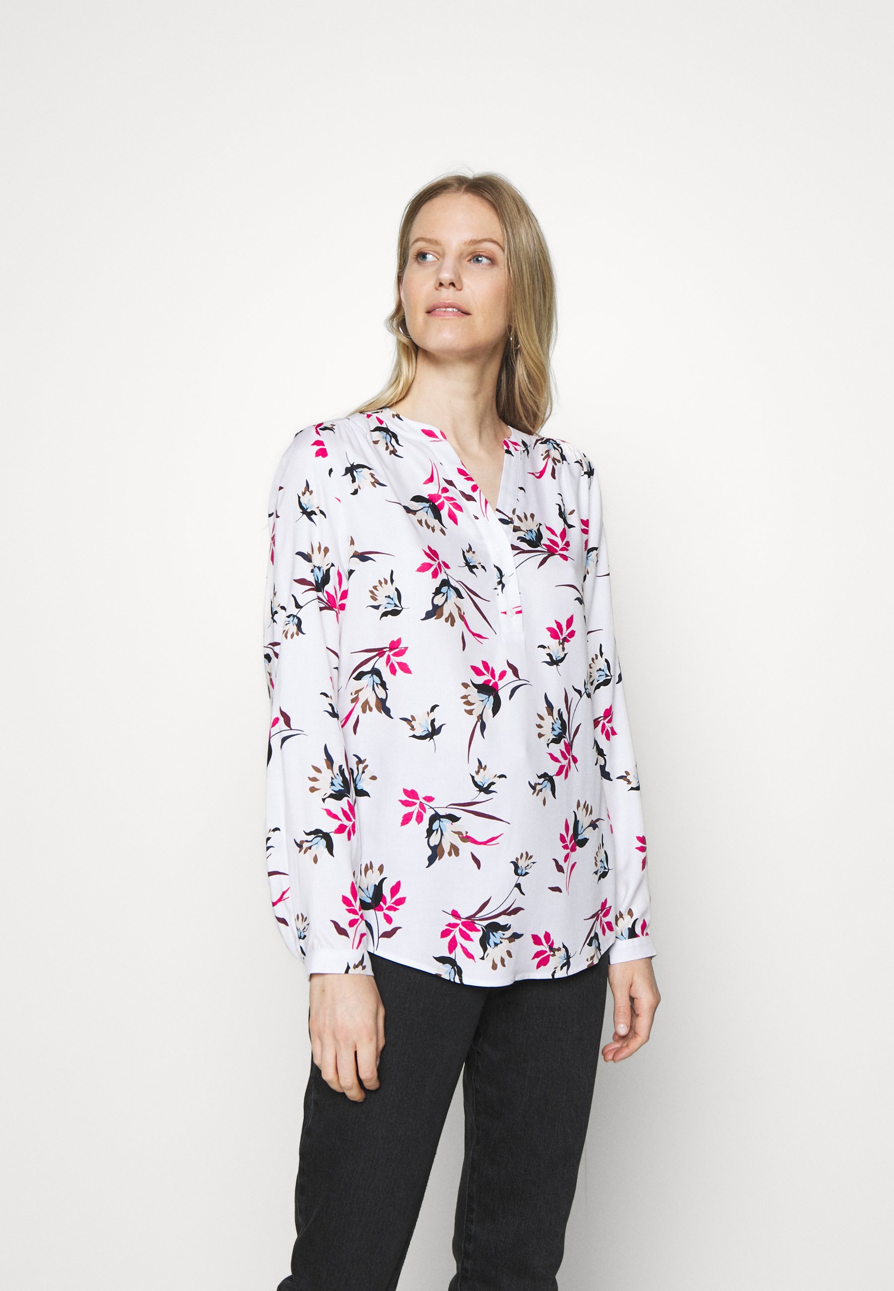 Seidensticker LANGARM Bluser offwhite Zalando.no Seidensticker LANGARM Skjortekjole offwhite Zalando.no