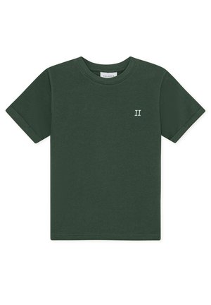 Les Deux, CORE CONTRAST UNISEX - T-shirt basic - pine green