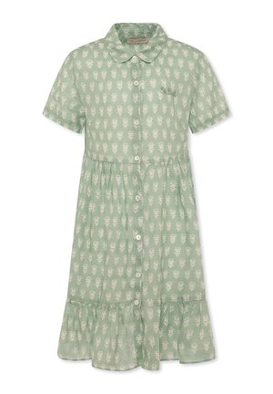 CASUAL MANICA CORTA - Robe chemise - green