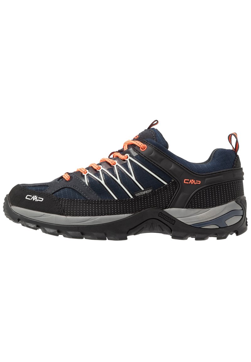 CMP RIGEL LOW TREKKING SHOES WP - Hikingschuh - antracite/flash orange