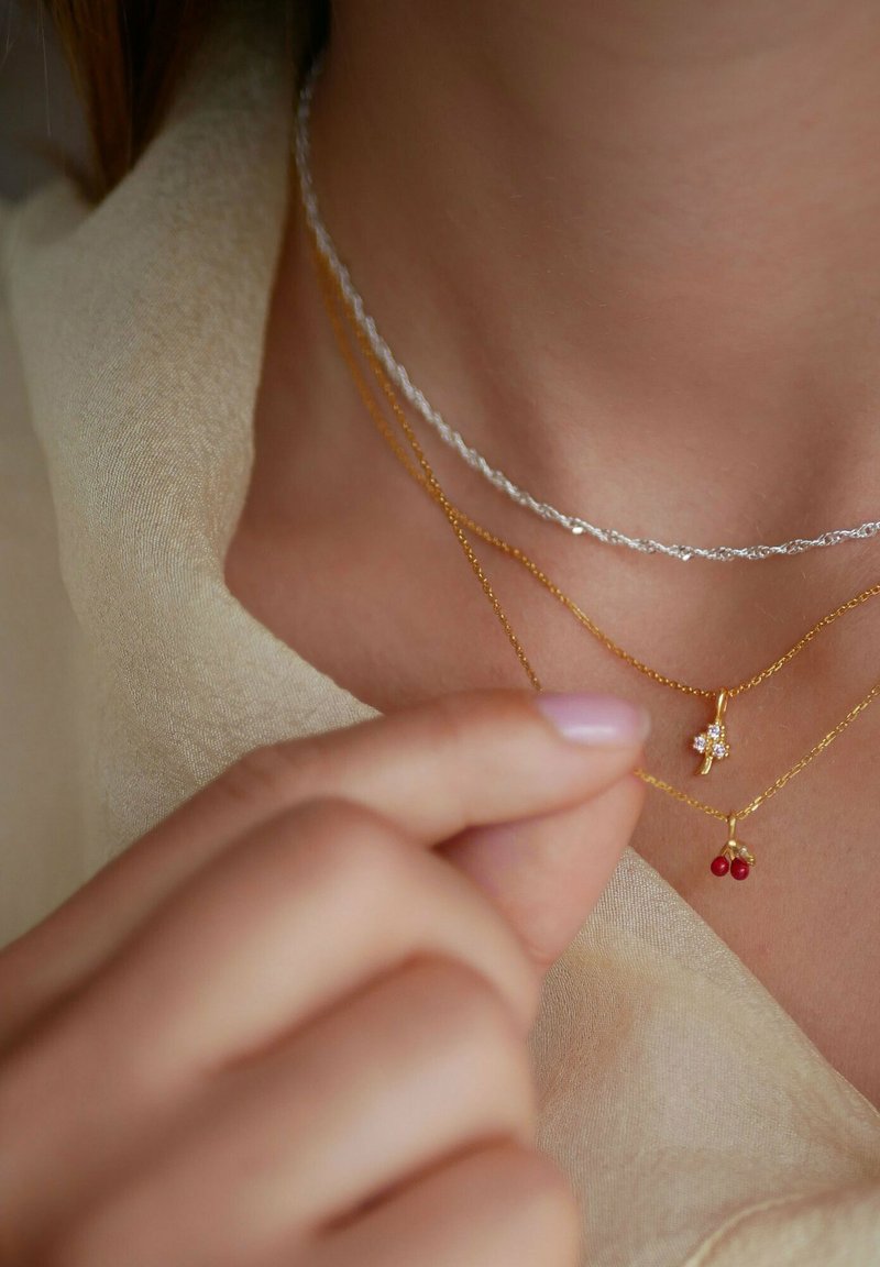 Enamel Copenhagen CHERRY - Halskette - gold  red