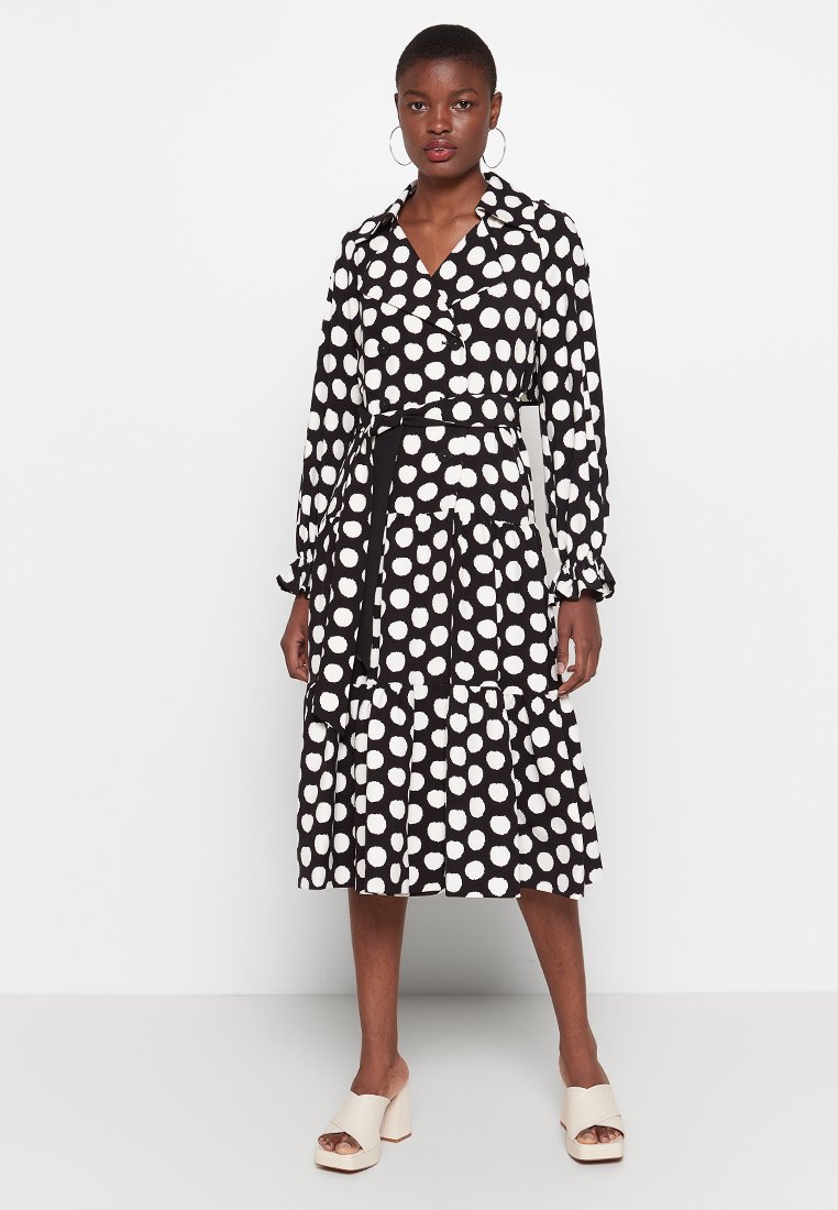 Diane von Furstenberg Blousejurk zwart Diane von Furstenberg Blousejurk zwart