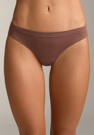 OYSHO 5 PACK SEAMLESS SOFT TOUCH - Chilot tanga - tan