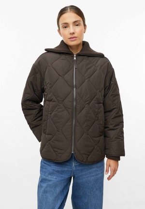 s.Oliver, OUTDOOR-JACKE - Light jacket - dunkelbraun