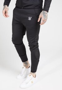 SIKSILK CREASED PANTS - Pantaloni sportivi - black